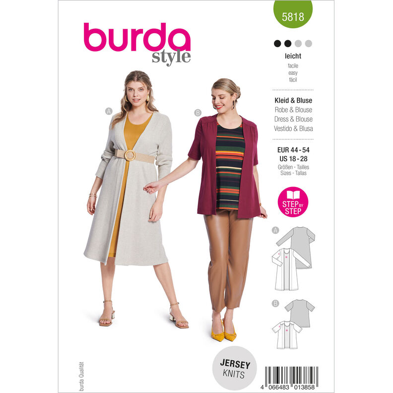 Plus-Size Šaty / Halenka 5818 | Burda | 44-54,  image number 1