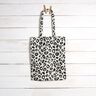 Dekorační látka Žakár Leopard – slonová kost/černá,  thumbnail number 8