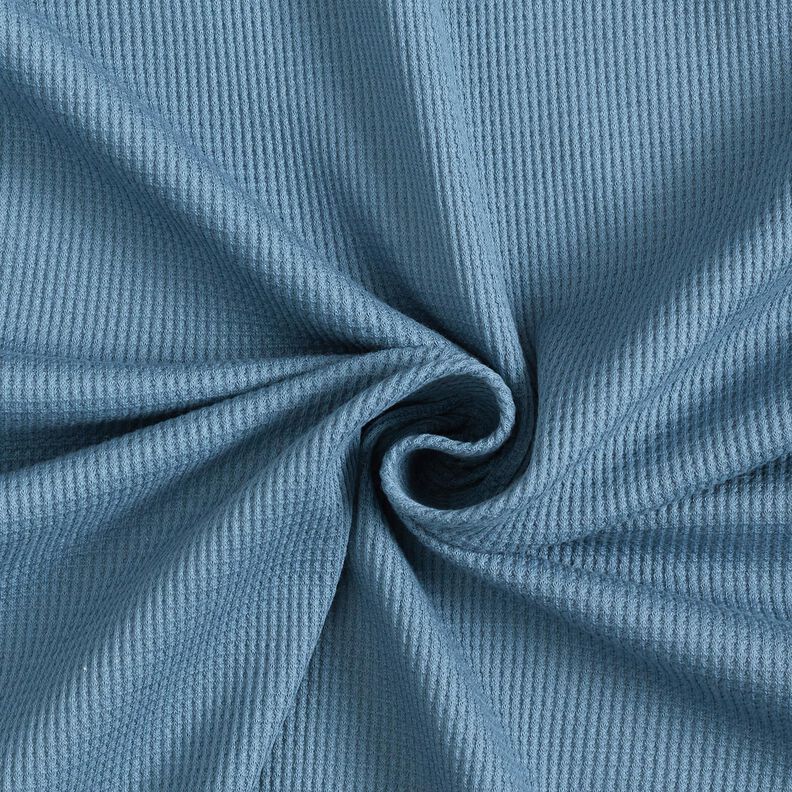 Vaflový žerzej Jednobarevné provedení – džínově modrá,  image number 1