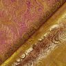 Oděvní žakár Metalický vzor paisley – světle fialova/zlatá,  thumbnail number 6