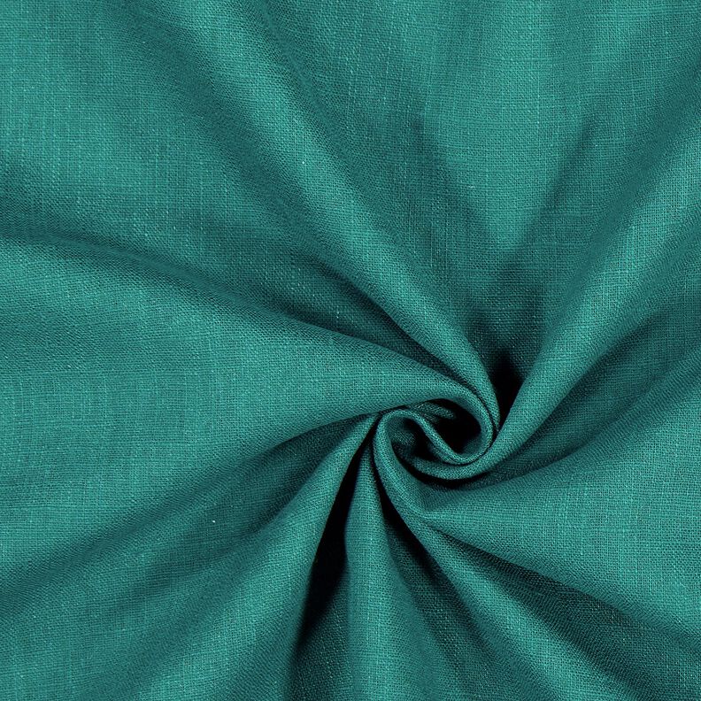 Lněná látka Ramie mix medium – modrá jedle, image number 1