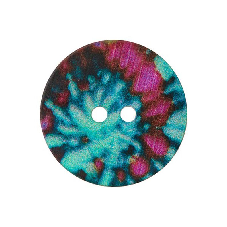 Perleťový knoflík 2dírkový  – mix barev,  image number 1