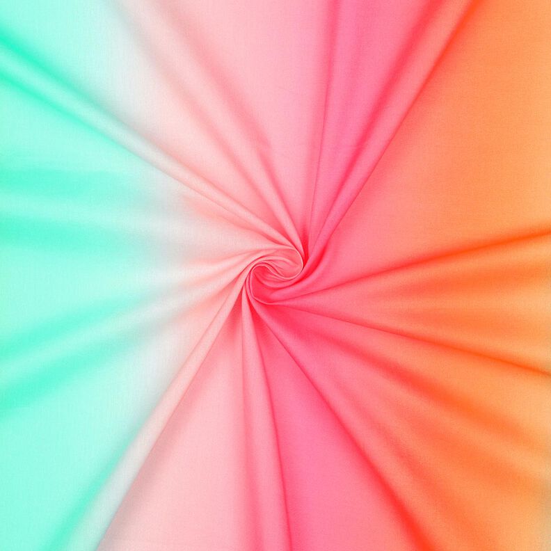 Batist Duhový gradient | Poppy Fabrics – pink/bílá,  image number 3