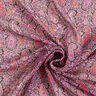 Krepový šifon Paisley – červenofialková,  thumbnail number 3