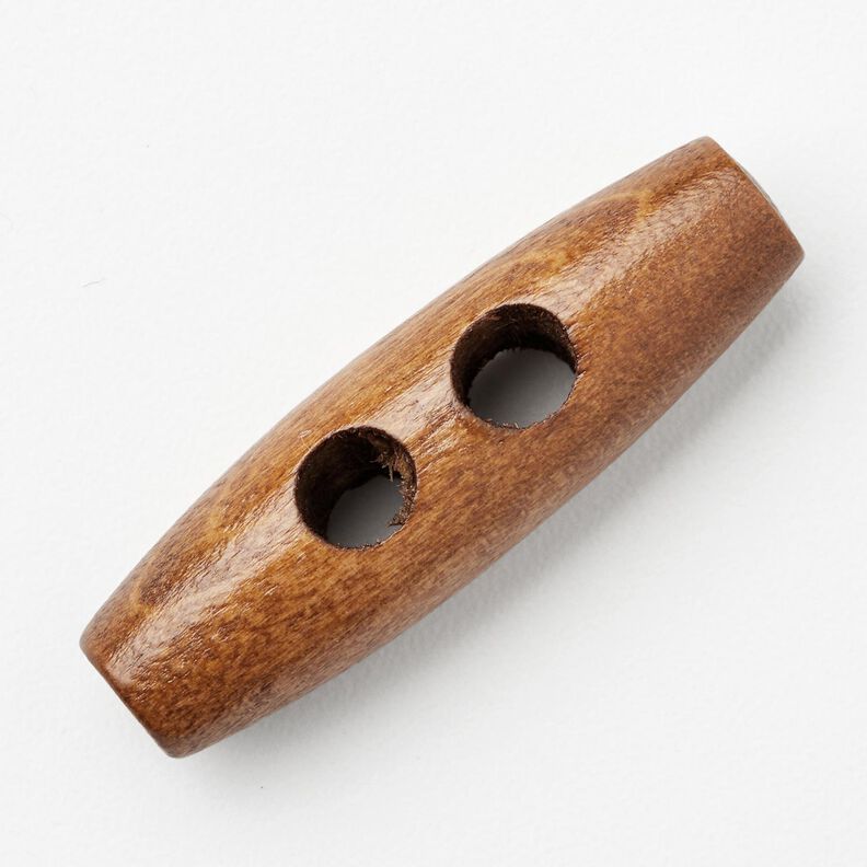 Dřevěný přepínací knoflík [40 mm] – karamelová,  image number 1