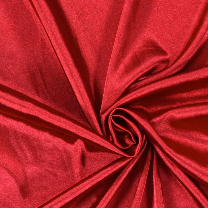 Stretch Satin – karmínově červená, image number 1