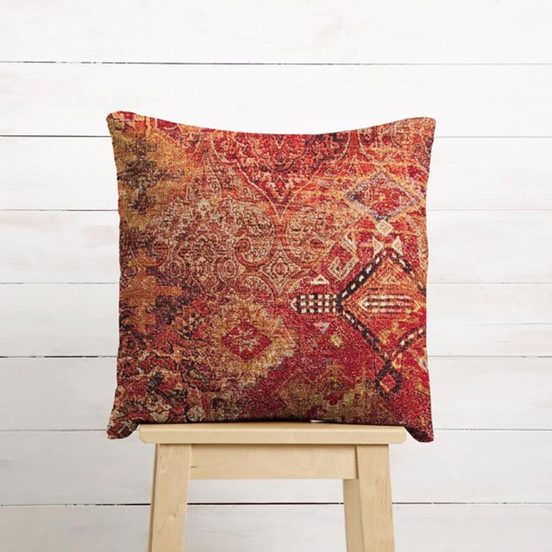 Dekorační látka Gobelín tkaný koberec – terracotta/ohnivě červená,  image number 7