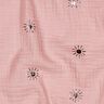 Mušelín / dvojitá mačkaná tkanina Slunce Fóliový potisk | Poppy Fabrics – světle,  thumbnail number 2
