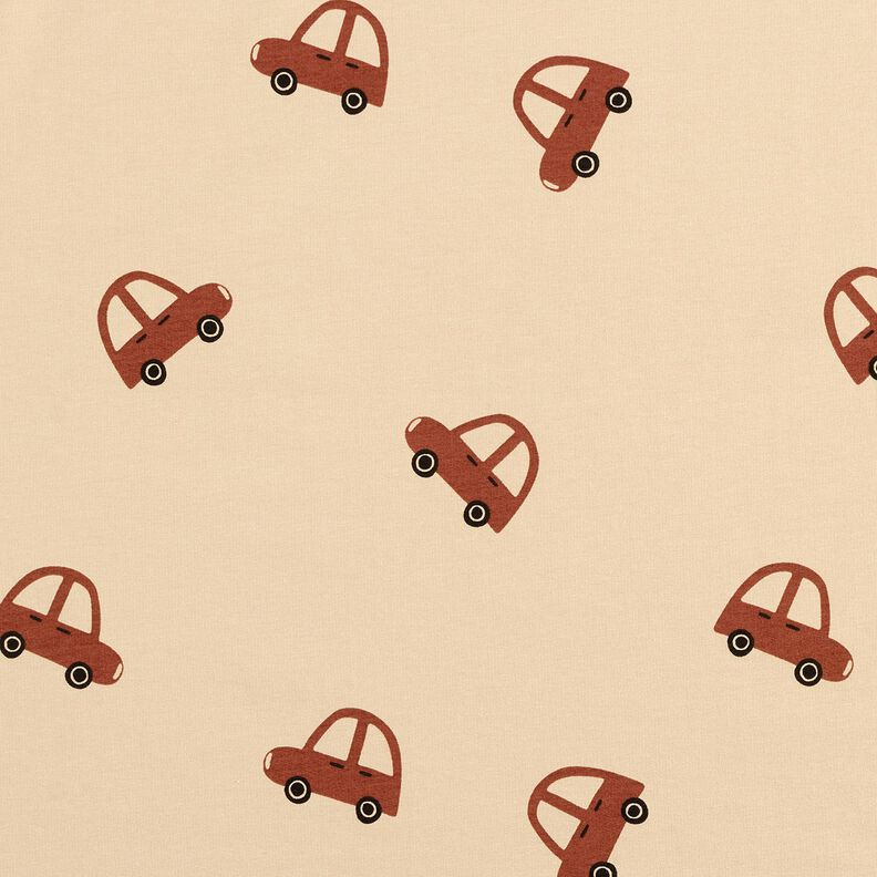 Francouzsk&eacute; frot&eacute; letn&iacute; tepl&aacute;kovina Velk&aacute; retro auta &ndash; kremov&aacute;,  image number 1