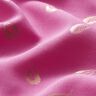 Viskózová tkanina potisk peří – pink,  thumbnail number 2