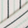 Bavlněná tkanina s mřížkovou strukturou a svislými pruhy – bílá/máta peprná,  thumbnail number 4