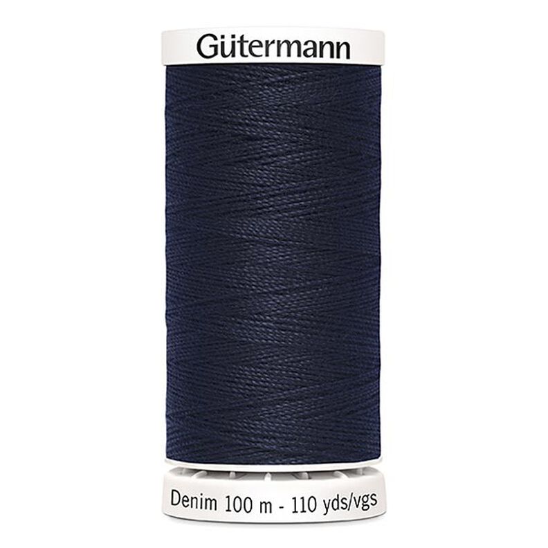Džínová nit [6950] | 100 m | Gütermann – navy,  image number 1