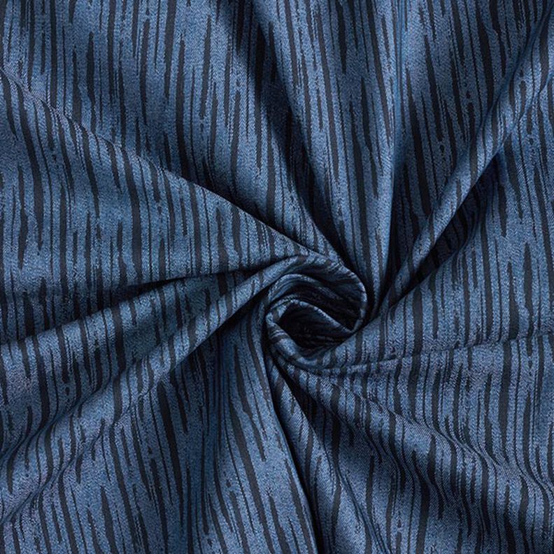 Strečové džíny s přerušovanými pruhy – džínově modrá,  image number 3