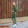 Bavlněný žerzej Ginkgo | Glitzerpüppi – tmavě zelená/starozlatá,  thumbnail number 7