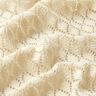 Pletenina Crochette – vlněná bílá,  thumbnail number 3