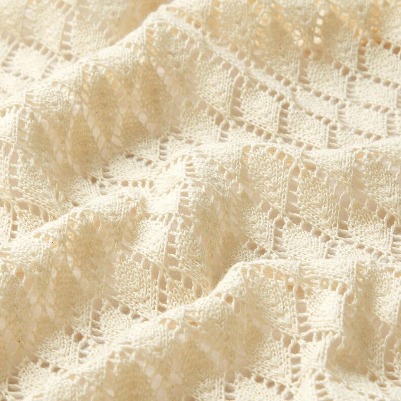 Pletenina Crochette – vlněná bílá, image number 3