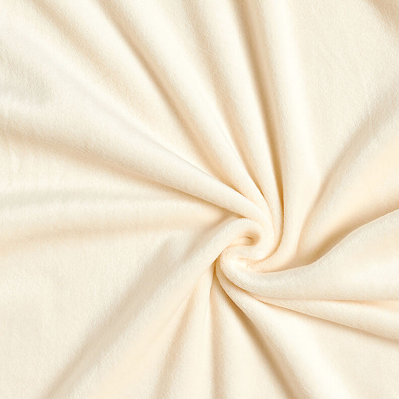 Fleece nicki jednobarevný – kremová,  image number 1