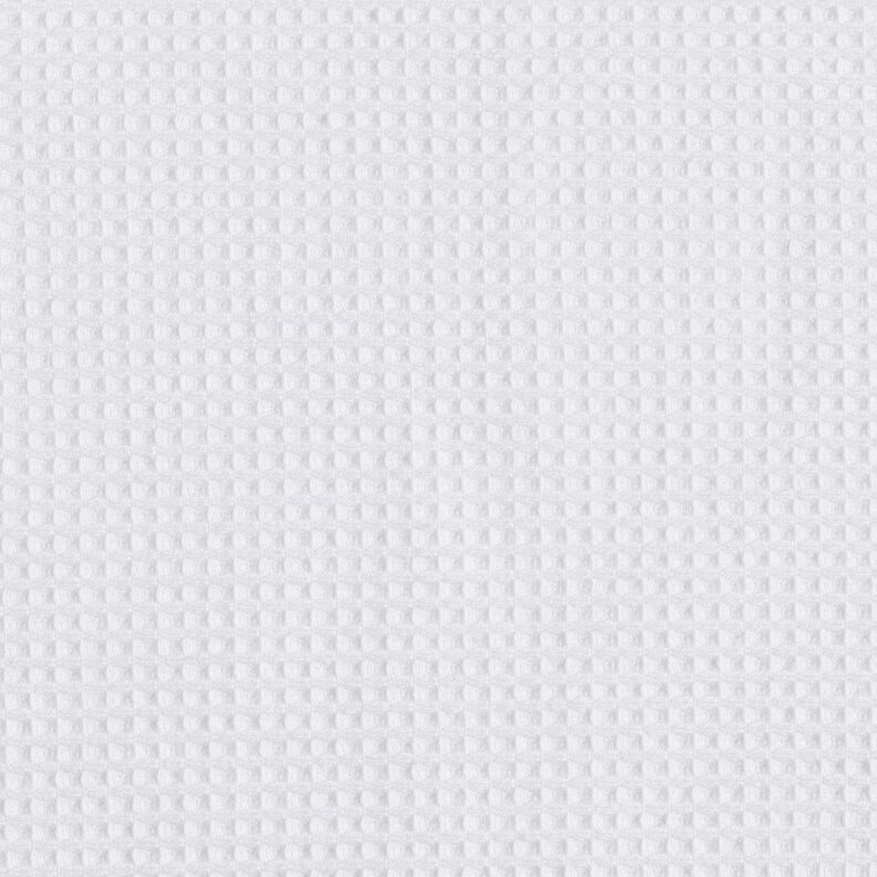 Froté látka/Vaflové piké Jednobarevné provedení – bílá, image number 1