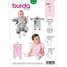 Dupačky, Burda 9314 | 56-86, 