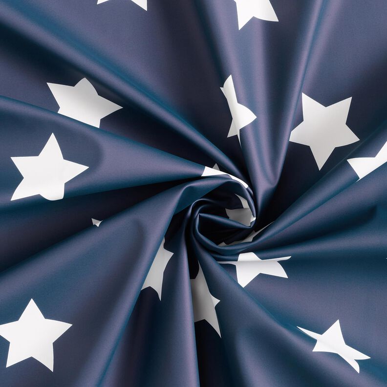 Látka na pláštěnky Hvězdy – namornicka modr,  image number 4