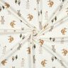 Bavlněný žerzej Zvířátka v lese digitální potisk | Poppy Fabrics – slonová kost/sasanková,  thumbnail number 3