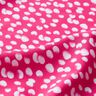 Látka na plavky mini puntíky – výrazná jasně růžová/bílá,  thumbnail number 2