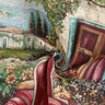 Dekorační panel Gobelín Vespa – karmínově červená/světle béžová,  thumbnail number 3