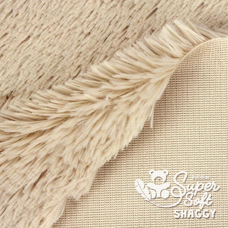 Střapatý plyš SHAGGY [1 M X 0,75 M | Flor: 20 MM] - světle béžová | Kullaloo,  image number 3