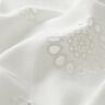 Bavlněná tkanina s očky ve tvaru květiny – bílá,  thumbnail number 2