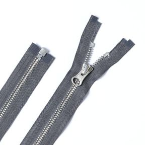 Zip dělitelný | Kovový vzhled stříbro (182) | YKK, 