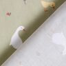 GOTS Bavlněný popelín roztomilé husy a kuřátka | Poppy Fabrics – šedobéžová,  thumbnail number 4