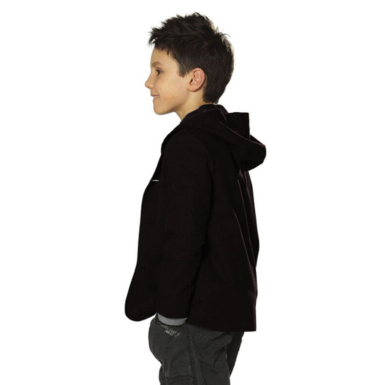 Lehké francouzské froté jednobarevné – černá,  image number 10