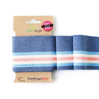 GOTS Bio náplety CUFF ME COLLEGE [140 cm | 7,5 cm] | Albstoffe | Hamburger Liebe, 