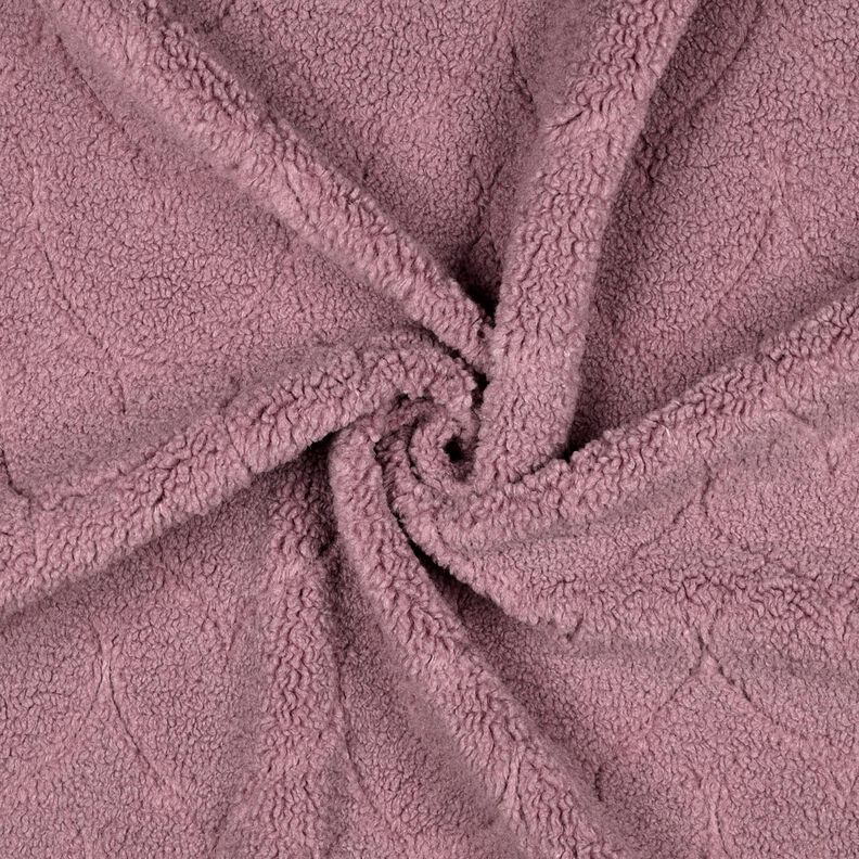Umělá kožešina Vzor se srdíčky | Poppy Fabrics – tmavě starorůžová, image number 3