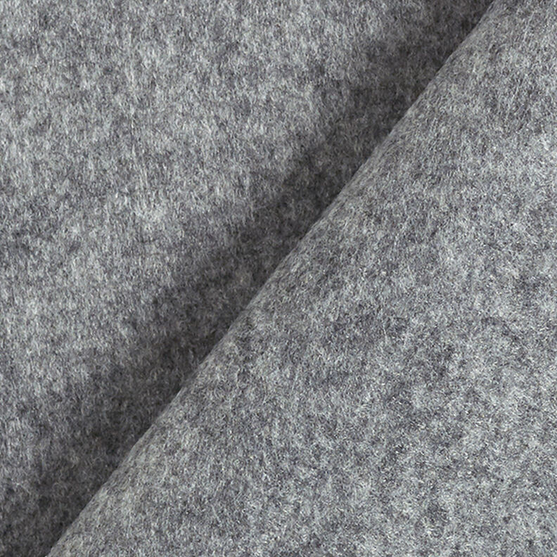 Plsť 180 cm / tloušťka 1,5 mm, melír – šedá,  image number 3