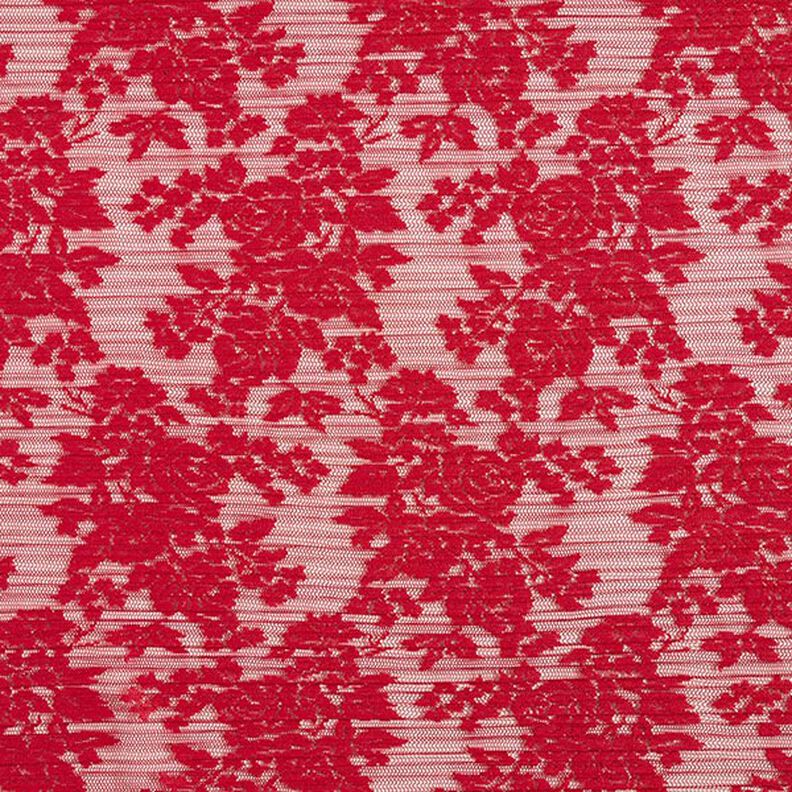 Plisované krajkové květy – karmínově červená,  image number 1