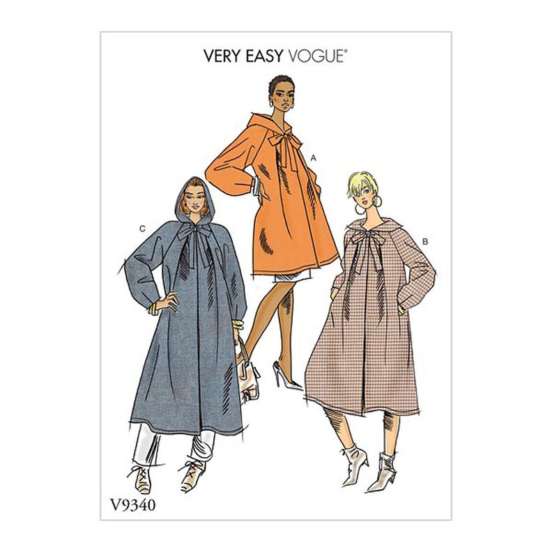 Kabát, Vogue 9340 | 32 - 40,  image number 1