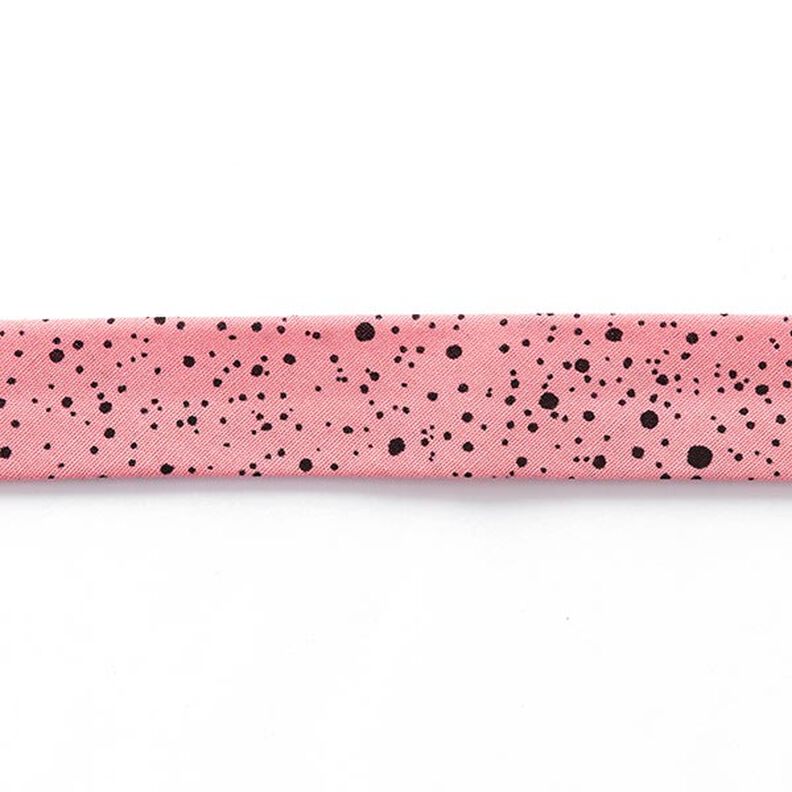 Šikmý proužek Skvrny [ 20 mm ] – růžová/černá,  image number 2