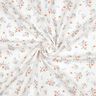 GOTS Mušelín / dvojitá mačkaná tkanina Roztomilé kytičky  | Poppy Fabrics – slonová kost/oranžová,  thumbnail number 3