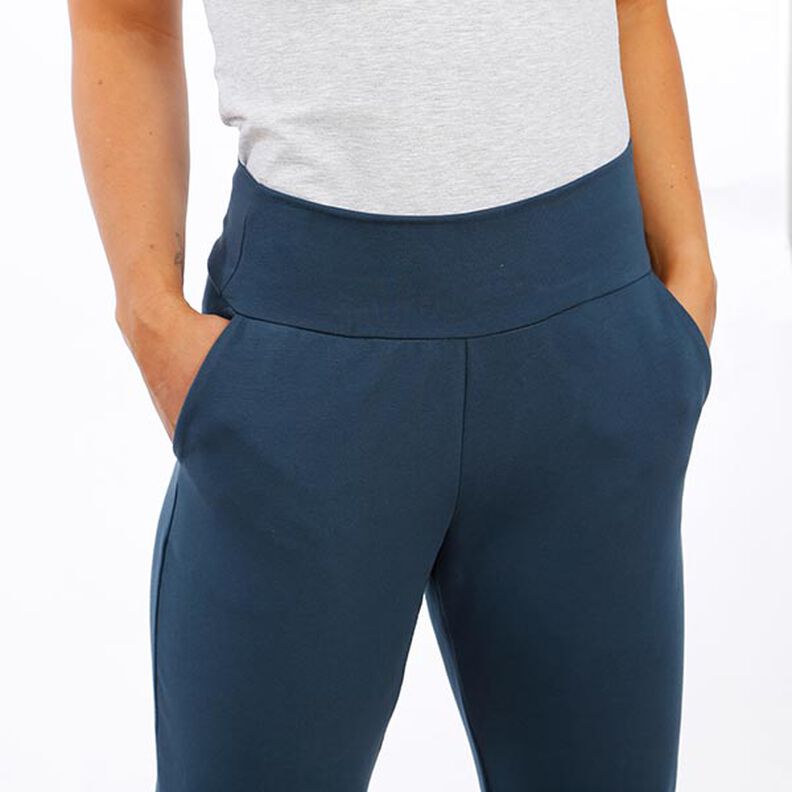 FRAU NELLI – tepláky nad kotník se širokým pasem, Studio Schnittreif | XS - XXL,  image number 4