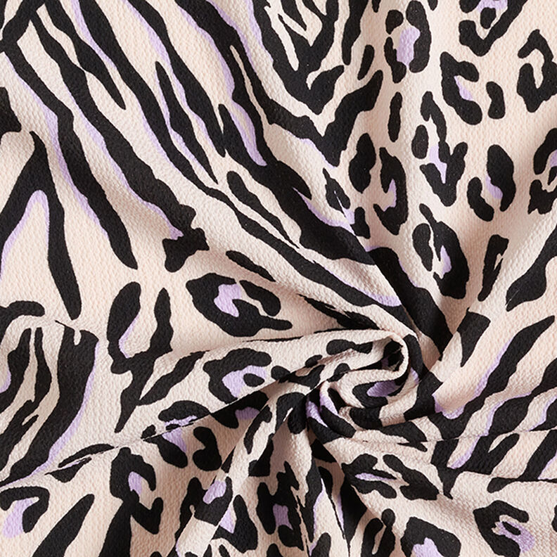Lehká krepová tkanina zebra – rose,  image number 3