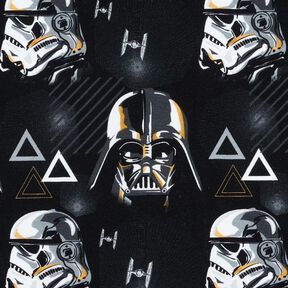 Bavlněný žerzej Stormtrooper | Star Wars – černá, 
