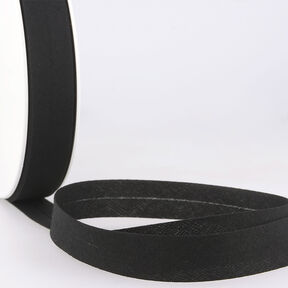 Šikmý proužek Polycotton [20 mm] – černá, 