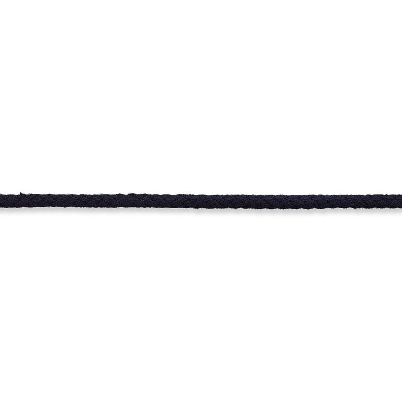 Bavlněná šňůrka [Ø 3 mm] – noční modrá,  image number 2