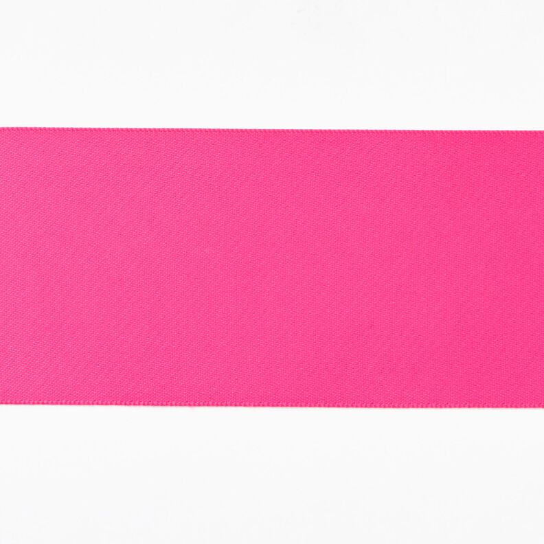 Saténová stuha [50 mm] – výrazná jasně růžová,  image number 1