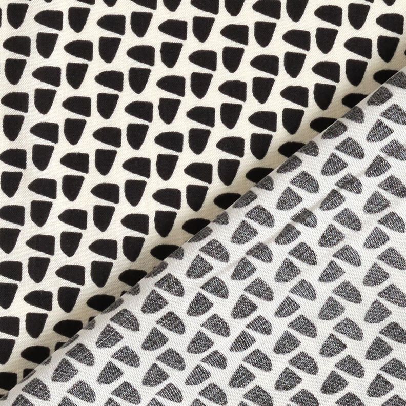 Halenkovina abstraktní grafika – kremová/černá,  image number 4