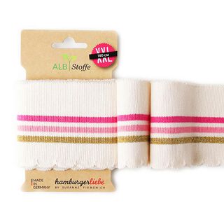 BIO NÁPLETY CUFF ME WAVE GLAM  [140 CM | 8 CM]  | Albstoffe | Hamburger Liebe, 
