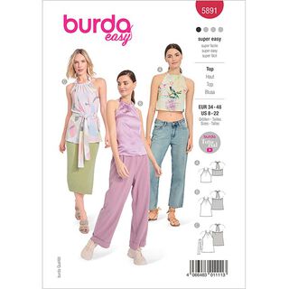 top  | Burda 5891 | 34-48, 