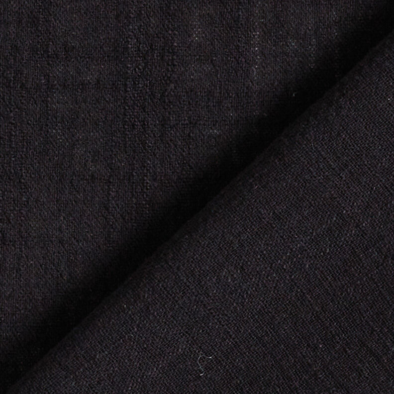 Bavlněná látka lněný vzhled – černá,  image number 3