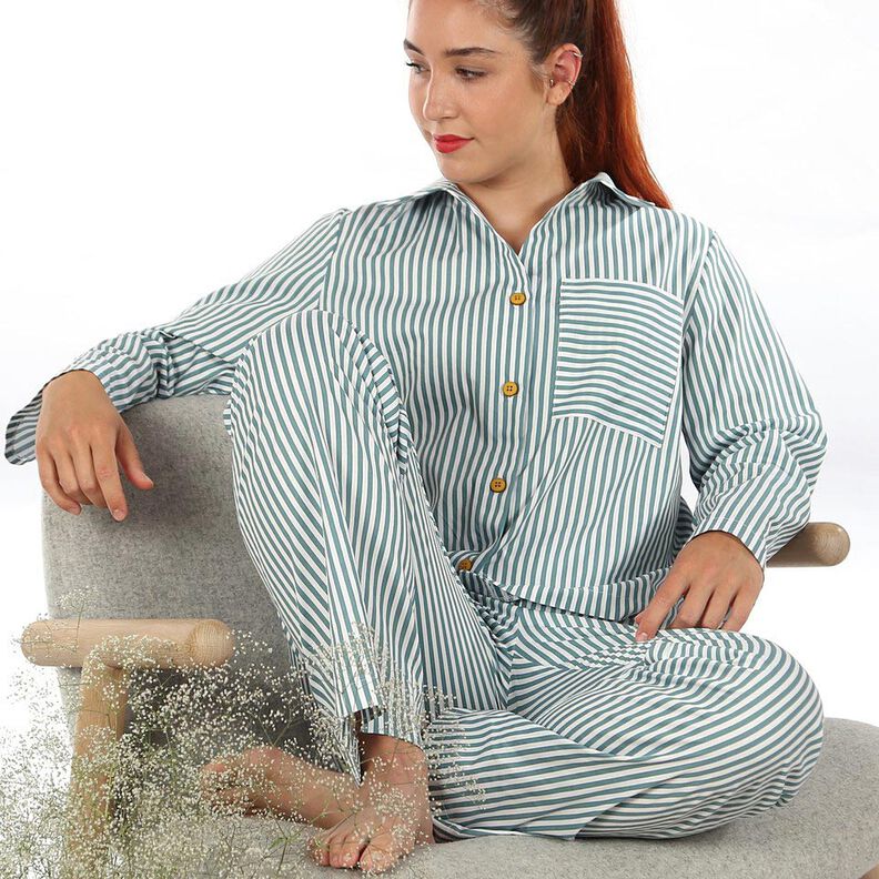 FRAU HILDA Pyžamo v krátké a dlouhé verzi | Studio Schnittreif | XS-XXL,  image number 6